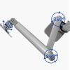 Monitor Stand Monitor Arm Dual Monitor Mount Arm 14-32 InchAdjustable Gas Spring Monitor Mount Stand Dual Monitor Mount for 4.4-19.8 Lbs Each Arm C-Clamp and Grommet Base Monitor Arm(Silver) view 3