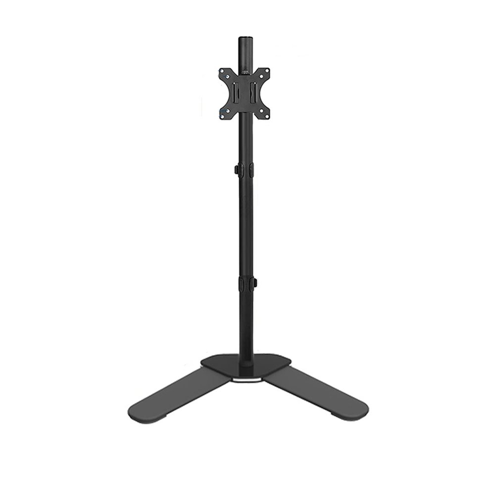 LOVULIFE Monitor Stand Computer Monitor Stand 10"-32" Monitor Stand Adjustable Monitor Mounting Bracket Floor-Standing Heightened Monitor Stand, Holds 4.4 to 19.8 Lbs Monitor Arm(B)
