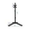 LOVULIFE Monitor Stand Computer Monitor Stand 10"-32" Monitor Stand Adjustable Monitor Mounting Bracket Floor-Standing Heightened Monitor Stand, Holds 4.4 to 19.8 Lbs Monitor Arm(B) view 2