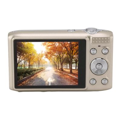 GOWENIC Digital Camera, Autofocus 4K 58MP Compact Point and Shoot Digital Camera 16X Zoom Anti Shake Small Camera for Travel Photography Vlogging (Gold)