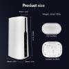 5G CPE Router, 2.4G 5.8G Dual Band Cordless 5G Router with SIM Card Slot, Support 64 Users, Portable 5G NR NSA SA Cordless Internet Router for Home Office (US Plug) view 4