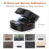 Magnetic Cable Clips, Adjustable Cord Holder Management, Adhesive Wire Keeper Organizer for Home Office Desk Phone PC Car Wall Desktop Nightstand Appliance (9-Pack Black) view 4