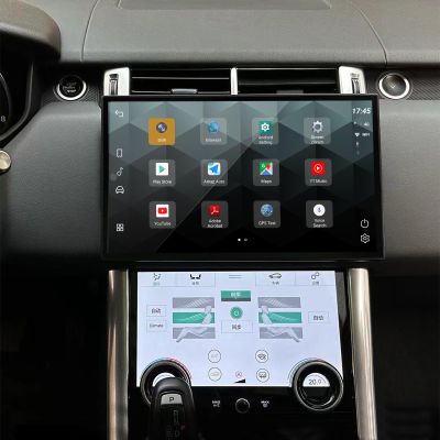 13.3 Inch Qualcomm Android 12 Car Radio for Land Rover Range Rover Sport L494 2014-2017 Stereo Replacement GPS Navigation Head Unit Multimedia Player Touch Screen Carplay (OEM Harman System,8+128GB)