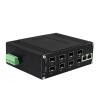 BAISULI Industrial Din Rail Switch Gigabit Ethernet Industrial Unmanaged 10-Port Gigabit Fiber Switch 2 Ports Ethernet Switch with 8 SFP 10/100/1000Mbps Din Mount view 1