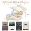 Magnetic Cable Clips, Adjustable Cord Holder Management, Adhesive Wire Keeper Organizer for Home Office Desk Phone PC Car Wall Desktop Nightstand Appliance (9-Pack White Shoes) view 4
