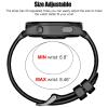 2-Tone Silicone Watch Band for Garmin Forerunner 970 965 955 945 935,22mm Interchangable Quick Release Replacement Bands for Garmin Fenix 7 Pro, Fenix 6 Pro, Fenix 5 Plus,Black Grey view 4