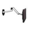 LOVULIFE Monitor Stand Computer Monitor Stand Wall Mount Aluminum Mechanical Spring Arm Monitor Arm Monitor Arm Supports 17 to 27 Inch Screens Monitor Arm(Silver) view 1
