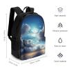 KLWQR Beautiful Travel Backpack Lightweight Large Capacity Laptop Backpack Casual Daypack for Men Women view 2