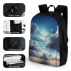 KLWQR Beautiful Travel Backpack Lightweight Large Capacity Laptop Backpack Casual Daypack for Men Women view 3