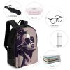 KLWQR Minimalist Line Art Travel Backpack Lightweight Large Capacity Laptop Backpack Casual Daypack for Men Women view 4