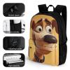 KLWQR Cartoon Dog Travel Backpack Lightweight Large Capacity Laptop Backpack Casual Daypack for Men Women view 3