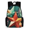 KLWQR Paper Cut Stars Travel Backpack Lightweight Large Capacity Laptop Backpack Casual Daypack for Men Women view 1