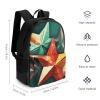 KLWQR Paper Cut Stars Travel Backpack Lightweight Large Capacity Laptop Backpack Casual Daypack for Men Women view 2
