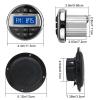 Herdio Marine Bluetooth Receiver -AM FM Radio and 4 inch Waterproof Speakers(2 Pairs)+Black Antenna for Boat Yacht ATV UTV view 3