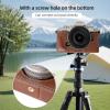 Andoer Portable Camera Protective Case Retro Style Camera Case Holder Carry Bag Bottom Opening Design with Shoulder Strap Replacement for Nikon Z fc Camera view 4