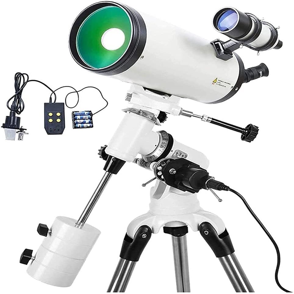 DCYEQRQ Professional Deep Space, Telescope for for Astronomy, Portable Travel Telescope Multi-Layer Green Film, Electric Version (Manual Version A) (Electric Version A) (Manual Version A)