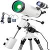 DCYEQRQ Professional Deep Space, Telescope for for Astronomy, Portable Travel Telescope Multi-Layer Green Film, Electric Version (Manual Version A) (Electric Version A) (Manual Version A) view 1