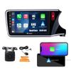 Kunfine Car CarPlay Android Auto Navigation Stereo GPS Radio Reverse Camera Display 10" IPS Touchscreen Headunit Tablet Pad Media Player for Honda City 2014-2017RHD, if Applicable Quad Core 4G+64G view 1