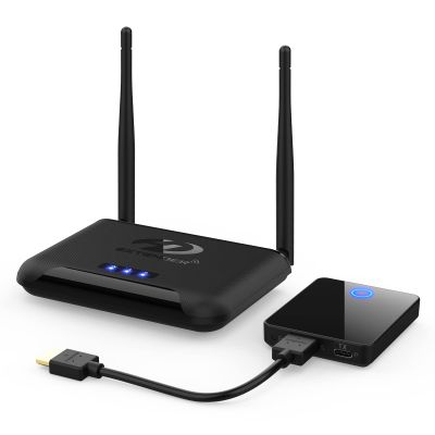 200FT Wireless HDMI Transmitter and Receiver,Binken Wireless Extender HDMI Video Transmission System,1080P@60Hz, for Streaming from Laptop,Camera, to Monitor, Projector HDTV