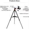 DCYEQRQ Telescope Adult Telescope 500x80mm with Tripod Backpack,Telescope for s Beginners, with 10mm,23mm Eyepiece 90 Degree Erect Mirror view 2