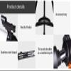 DCYEQRQ Telescope Adult Telescope 500x80mm with Tripod Backpack,Telescope for s Beginners, with 10mm,23mm Eyepiece 90 Degree Erect Mirror view 4