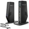 WAVLINK Universal Laptop Docking Station - Dual Monitor Support for Windows and Mac, 5K/Dual 4K@60Hz (2 HDMI, 2 DP, 3 USB, 2 USB-C, Ethernet, Audio&Mic) view 1