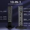 WAVLINK Universal Laptop Docking Station - Dual Monitor Support for Windows and Mac, 5K/Dual 4K@60Hz (2 HDMI, 2 DP, 3 USB, 2 USB-C, Ethernet, Audio&Mic) view 2
