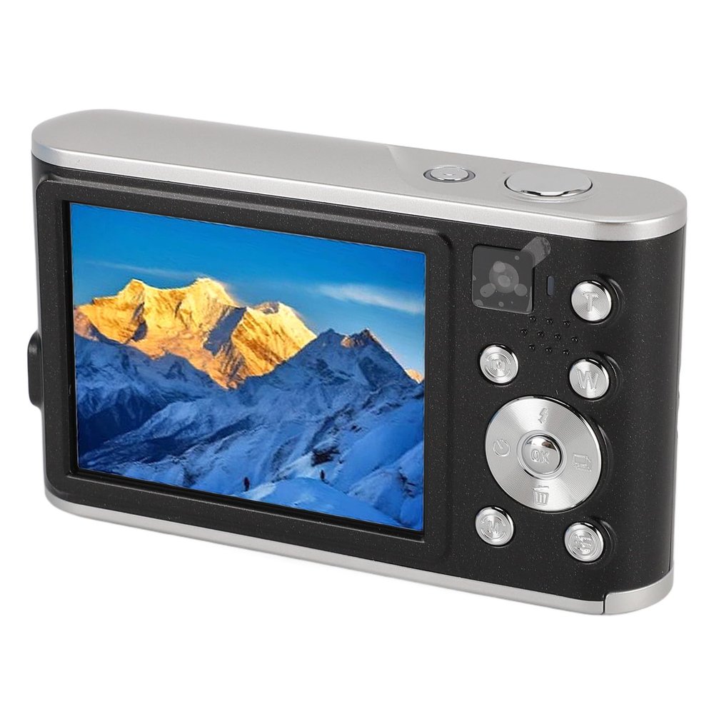 ASHATA 48MP Digital Camera for Photography, UHD 4K Vlogging Video Camera with 2.8 inch Display, Autofocus Antishake 16X Zoom Digital Point Shoot Camera for Selfie Beginner (Black)