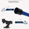DCYEQRQ Astronomical Telescope,60mm Caliber 800mm Focal Length,Children Elementary School Beginners Telescope,Portable Travel Telescope, Mini Small Birtay Gift view 2