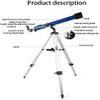 DCYEQRQ Astronomical Telescope,60mm Caliber 800mm Focal Length,Children Elementary School Beginners Telescope,Portable Travel Telescope, Mini Small Birtay Gift view 4