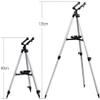 DCYEQRQ Portable Astronomical Telescope,Refractor Telescope for Kids and Astronomy Beginners with Lightweight Tripod,Phone Mount and Carry Bag,Perfect for Educational Gift (Silver+phonemou view 3