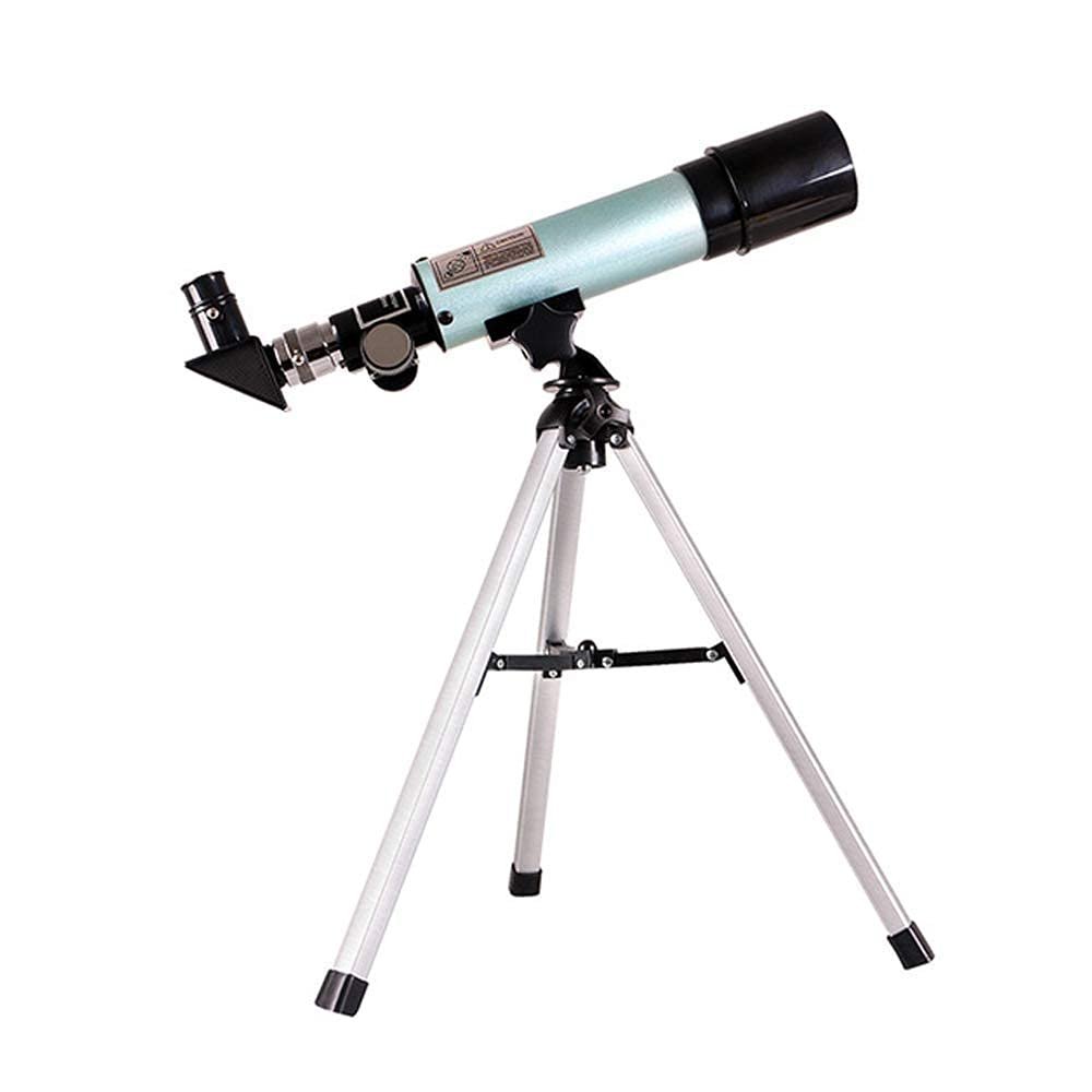 DCYEQRQ Telescope for Adults Kids Beginners, 50mm Aperture BAK4 Prism Lens Telescope for Astronomy 360mm Astronomical Refractor Telescope with Smartphone Adapter and Tripod for Observe The