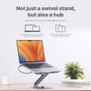 ADAM elements USB-C Stand 360 / Docking Station- HUB 360 USB-C 8-in-1 Aluminum Stand Hub for MacBook, iPad & Laptop Series view 4