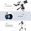 DCYEQRQ Telescope for Kids& Beginners, 70Mm Aperture Astronomy Refractor Monocular Telescopes Portable Travel Telescope Fully Multi-Coated Optics with Tripod& Finder Scope view 2