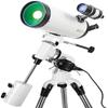 DCYEQRQ Professional Deep Space, Telescope for for Astronomy, Portable Travel Telescope Multi-Layer Green Film, Electric Version (Manual Version A) (Electric Version A) (Electric Version A view 1