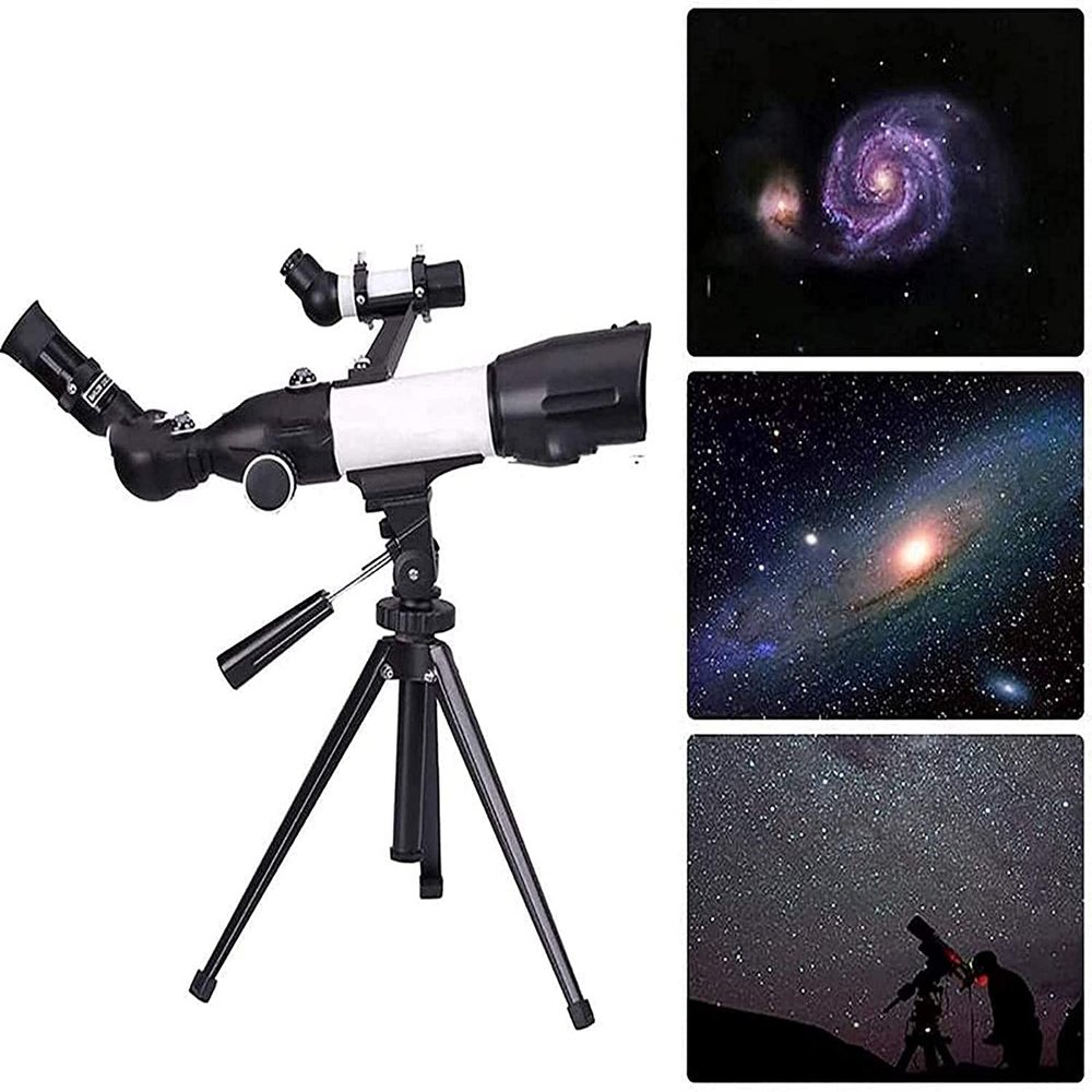 DCYEQRQ Telescope,Portable 350 X 50Mm Astronomical Refractor,Good Partner to View Moon and Planet,Perfect Astronomy Gifts for Beginners,No Tools Required