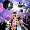 DCYEQRQ Telescope,Portable 350 X 50Mm Astronomical Refractor,Good Partner to View Moon and Planet,Perfect Astronomy Gifts for Beginners,No Tools Required view 4