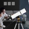 CRBUDY Telescope 80mm Astronomy Refractor Telescope,Children's Astronomical Monoscope Beginners Sky Monocular Travel Spotting Scope Home Decor Xmas Gift view 2
