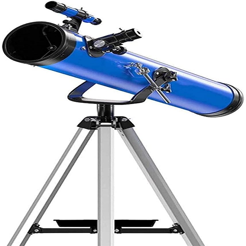 DCYEQRQ Portable Beginner Astronomy Telescope for Kids Adults with Adjustable Tripod,All Metal Bracket,114mm Large Diameter,Travel Astronomy Telescope (Package 6 A) (Package 2 A) (Package