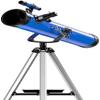 DCYEQRQ Portable Beginner Astronomy Telescope for Kids Adults with Adjustable Tripod,All Metal Bracket,114mm Large Diameter,Travel Astronomy Telescope (Package 6 A) (Package 2 A) (Package view 1