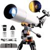 Telescope Gift Astronomical Monocular Telescope,150X Science Monocular Space Telescope,70/500MM Professional Refractive Scope Refractor, with Tripod+Finder SCO view 1