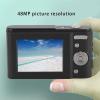 ASHATA UHD 48MP Digital Camera for Photography, 1080P Vlogging Video Camera with 2.4 inch Display, Auto Focus, Anti Shake 16X Zoom Digital Point Shoot Camera for Selfie Recording Photo view 3