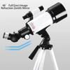 DCYEQRQ Telescope for Astronomical Beginners and Kids, 70MM HD Refractor Telescope with Adjustable Tripod and Phone Holder, Fully Coated Lens view 4