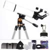 Telescope 80mm Astronomy Refractor Telescope,Children's Astronomical Monoscope Beginners Sky Monocular Travel Spotting Scope Home Decor Xmas Gift view 1