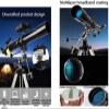 DCYEQRQ Telescope Astronomical Telescope for Beginners Observation80mm Caliber 900mm Focal Length Refracting Telescope for s Beginners,Travel Telescope with Carry Ba view 3