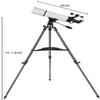 DCYEQRQ Telescope, Portable Refractor Telescope with Smartphone Holder and Height-Adjustable Tripod Reflector Telescope view 3