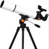 Telescope Adult Telescope 500x80mm with Tripod Backpack,Telescope for s Beginners, with 10mm,23mm Eyepiece 90 Degree Erect Mirror view 1