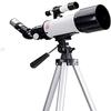 DCYEQRQ Telescope for Kids Beginners,70mm Aperture 400mm AZ Mount,Multi-Coated Optics,Telescopes for Adults,Portable Astronomy Refractor Telescope with Tripod (Package E A) (Package C A) ( view 1