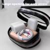DirectNine Basics Charging Cable Storage Bag, Transparent Mobile Phone Charger Organizer, Waterproof Cable Storage Case, Portable Electronic Cord Organizer Travel Case (1pcs Black) view 3