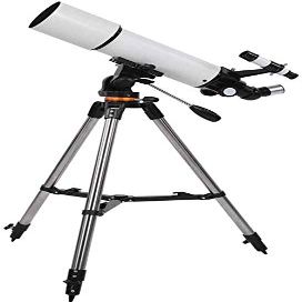 DCYEQRQ Telescope Astronomical Telescope,500X80Mm Magnification Telescope + Adjustable Tripod + Star Finder for Astronomy Beginner,Adult,